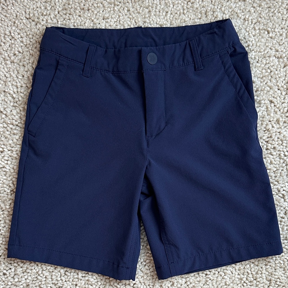 Boys Navy Blue performance shorts